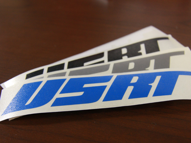 6" USRT die-cut vinyl decal