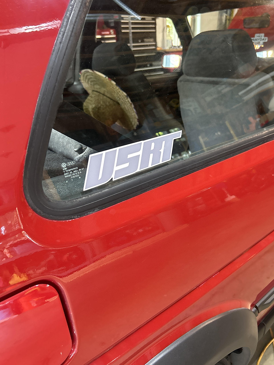 USRT grey team logo decal