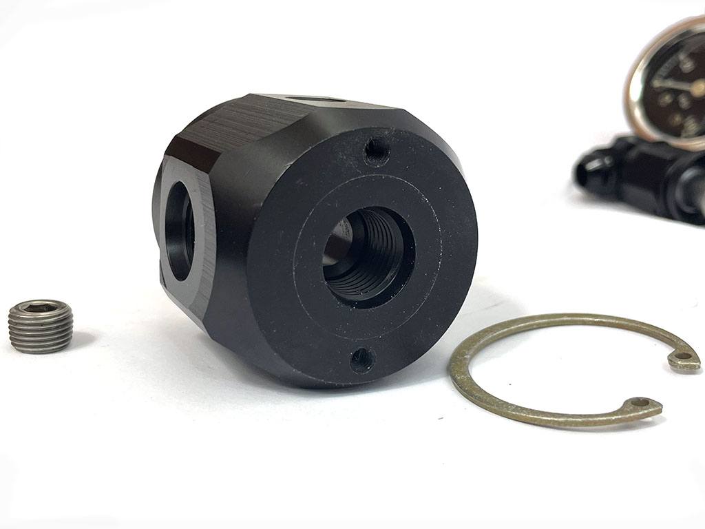 BBM 6AN fuel pressure regulator adapter