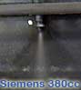 Siemens 380cc injector spray pattern