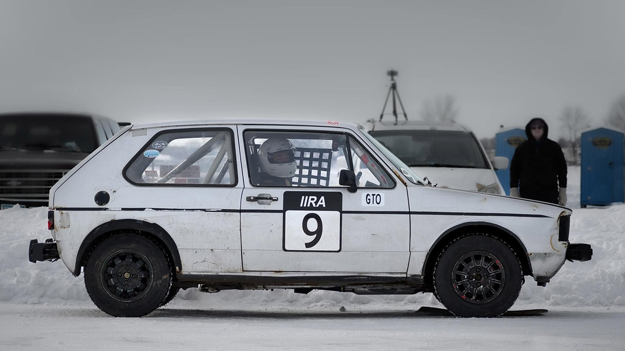VW MK1 GTI ice race: Nick Spirit